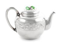 A Japanese Export Silver Three-Piece Tea Service