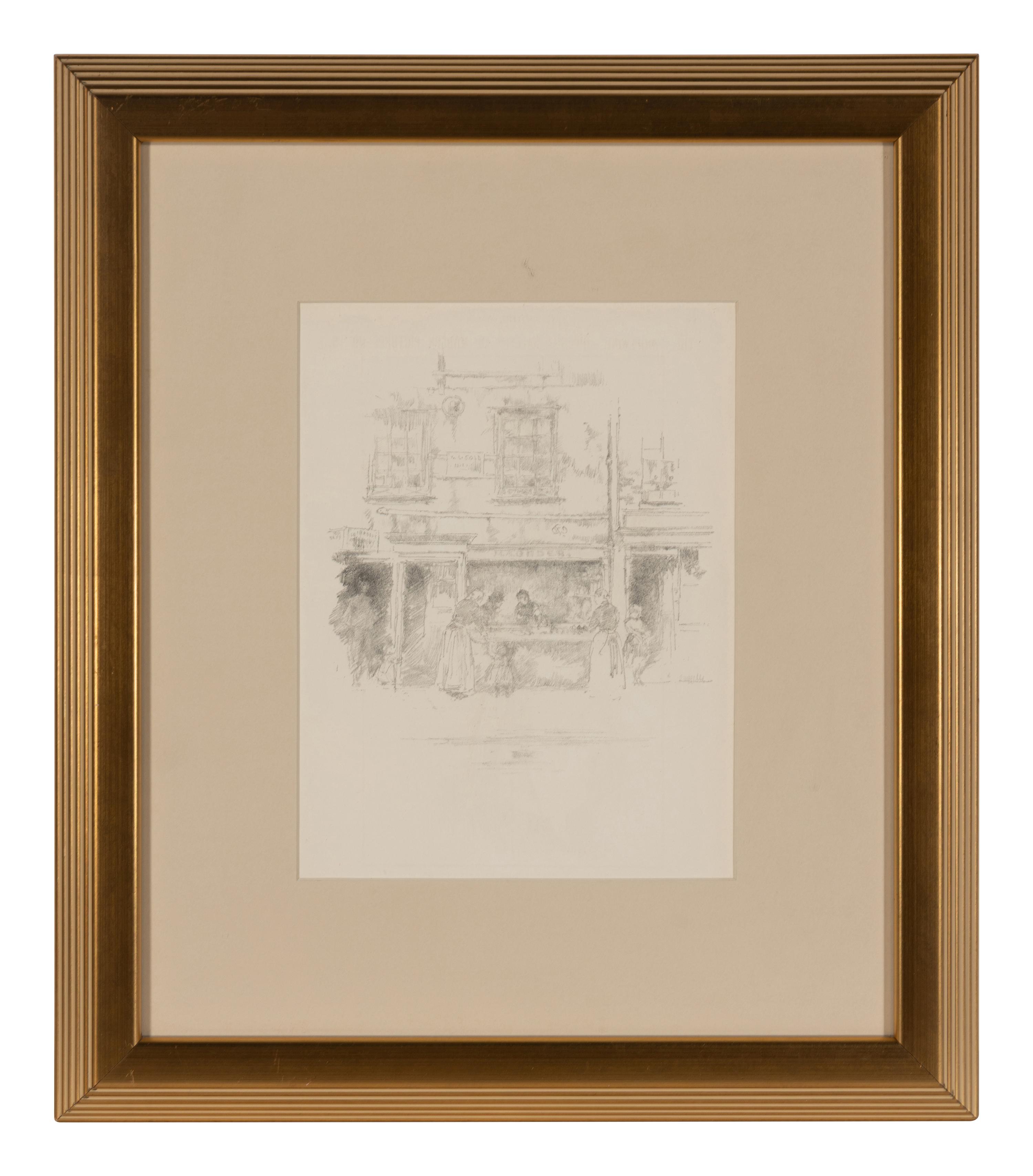 Clothes Exchange No.1 and Maunder's Fish Shop, Chelsea (two works)