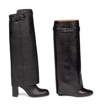 Chanel & Givenchy, Two Pairs of Leather Boots