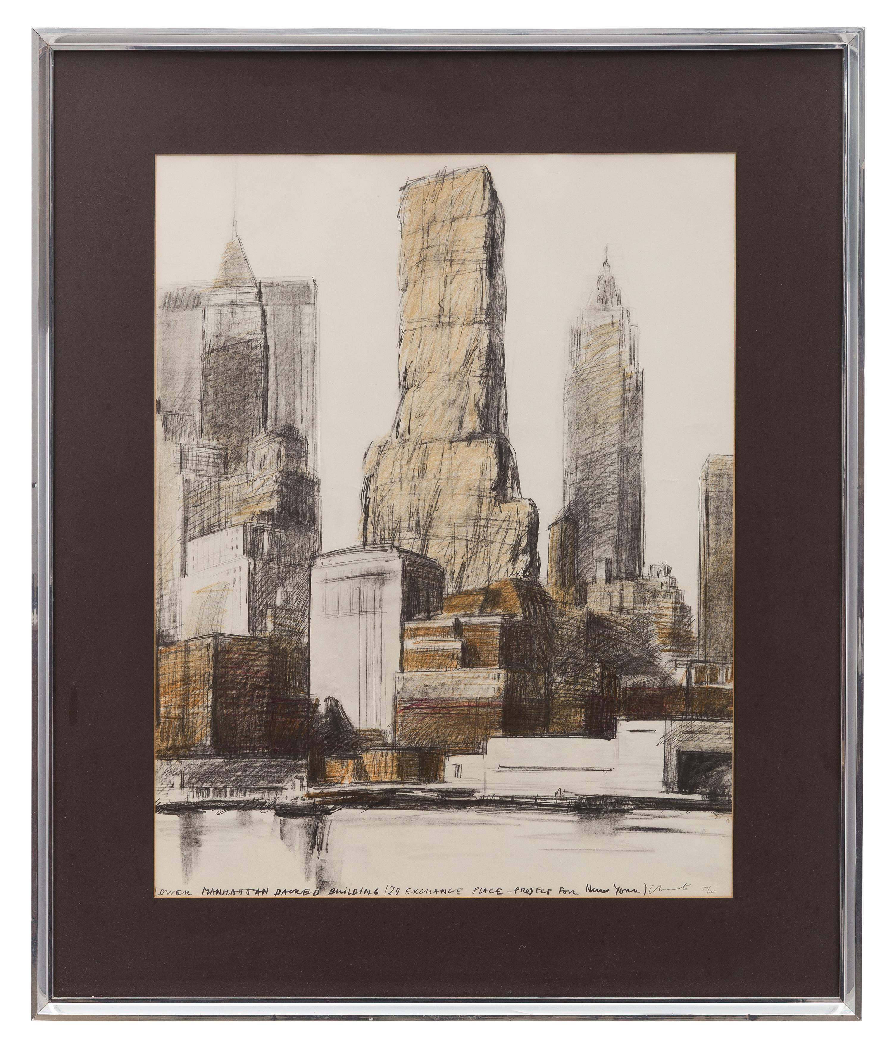 Lower Manhattan Packed Building, 20 Exchange Place, Project for New York, 1973