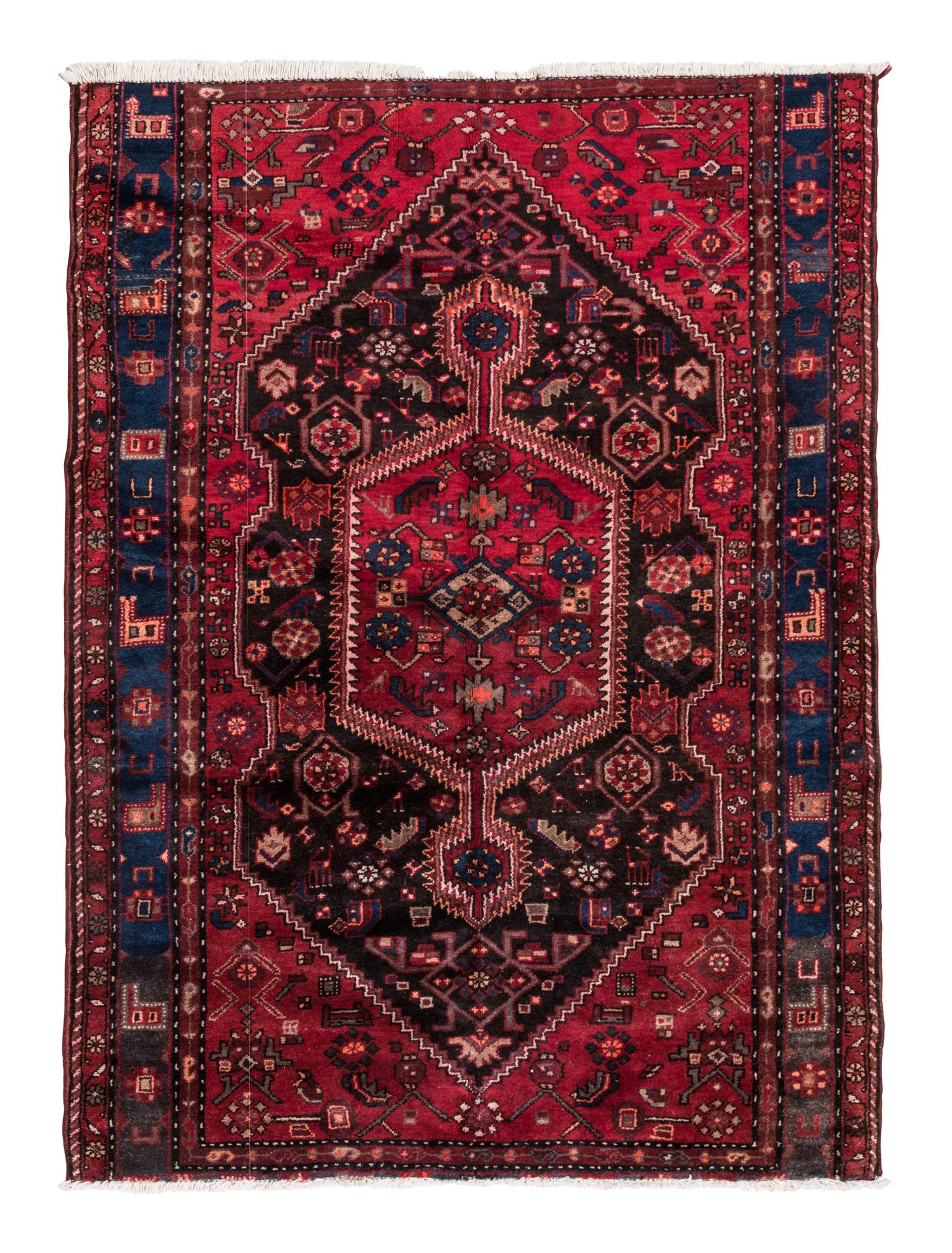A Hamadan Wool Rug