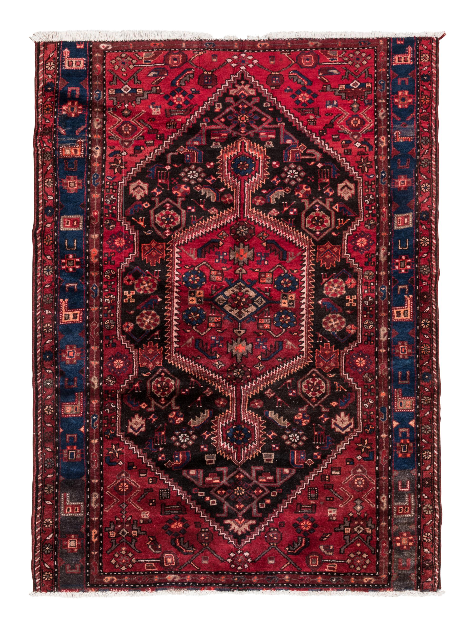 A Hamadan Wool Rug