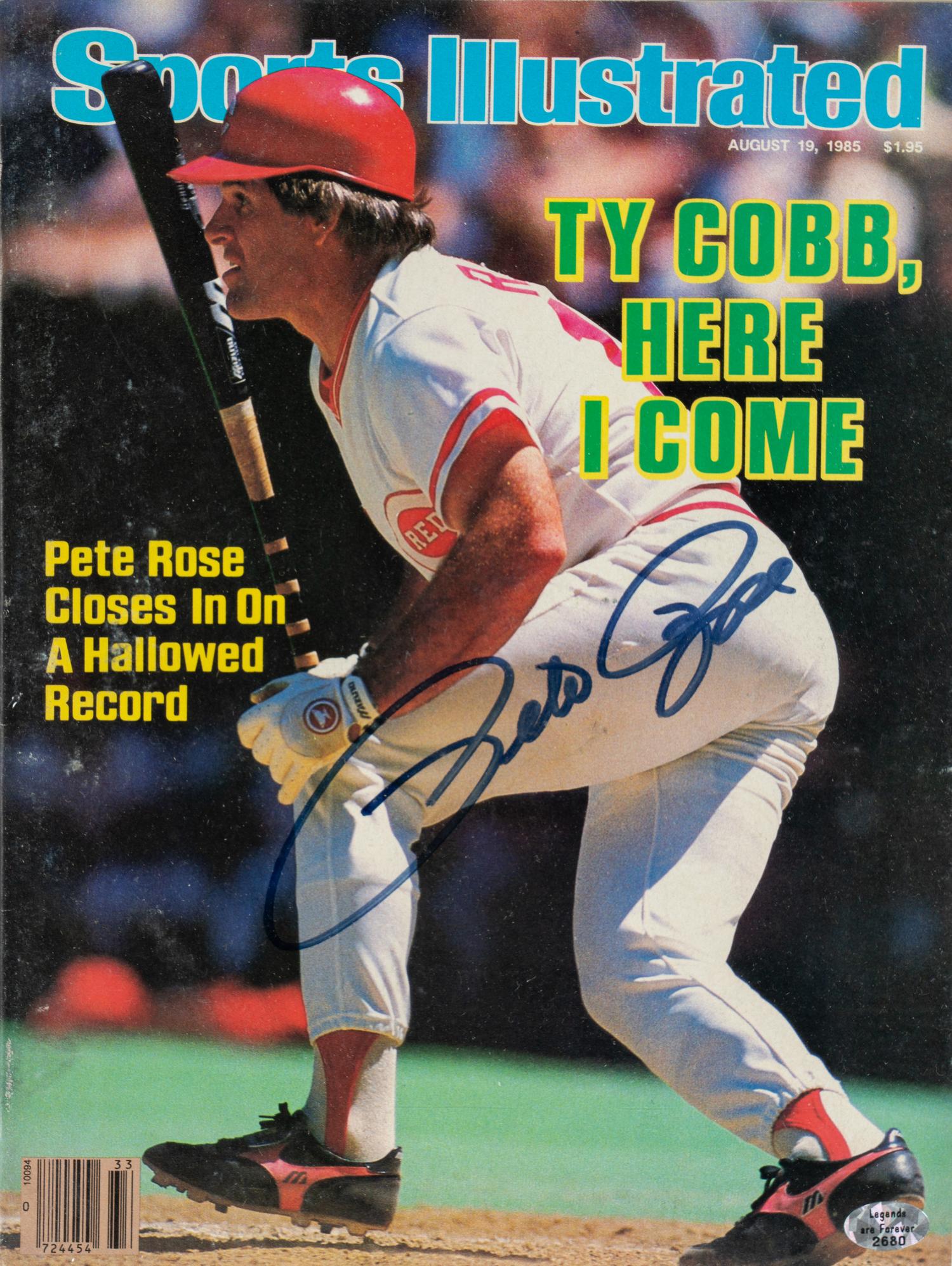A Large Group of Pete Rose Items Including Multiple Autographs and Full Ticket from 4,192 Career Hit Game,