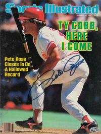 A Large Group of Pete Rose Items Including Multiple Autographs and Full Ticket from 4,192 Career Hit Game,
