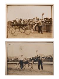 [EARLY PHOTO-WWI] 3 Brown Brothers photos of Black subjects, incl. a soldiers' game of tug-of-war.