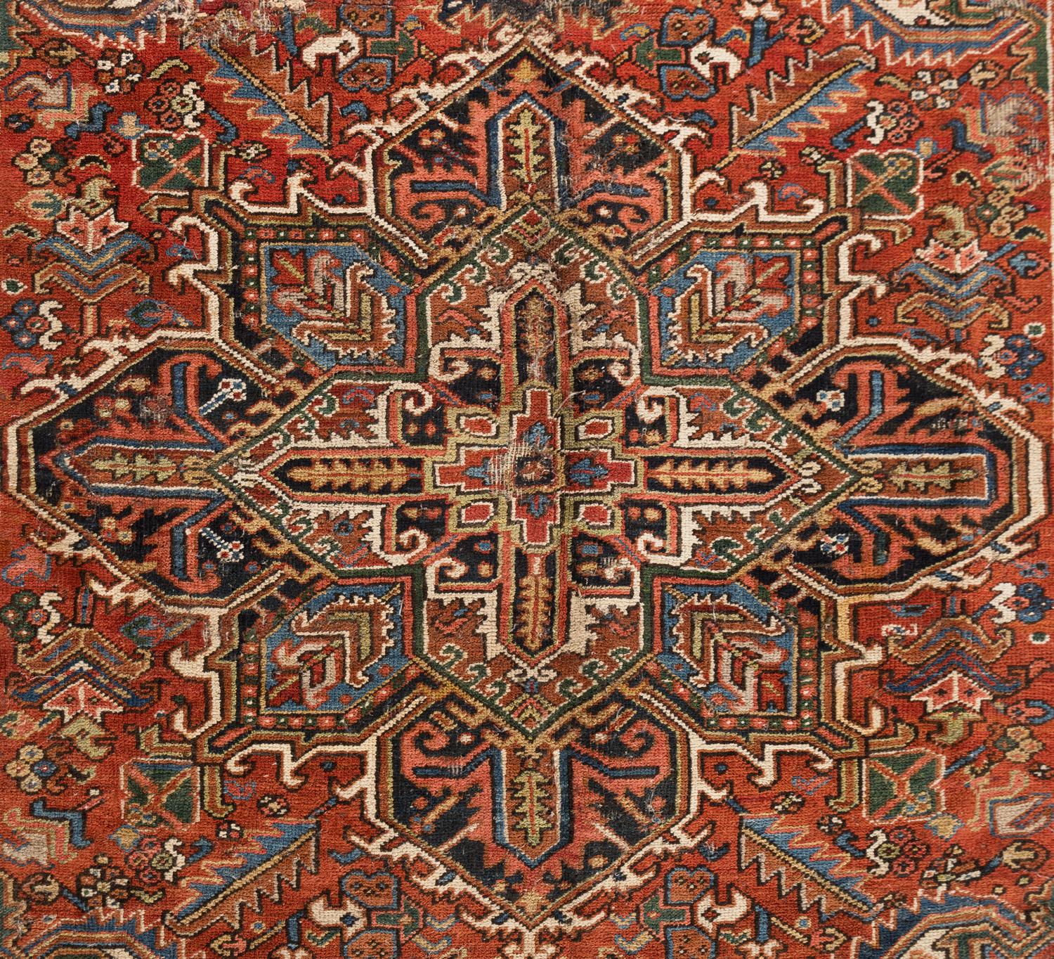 A Heriz Rug