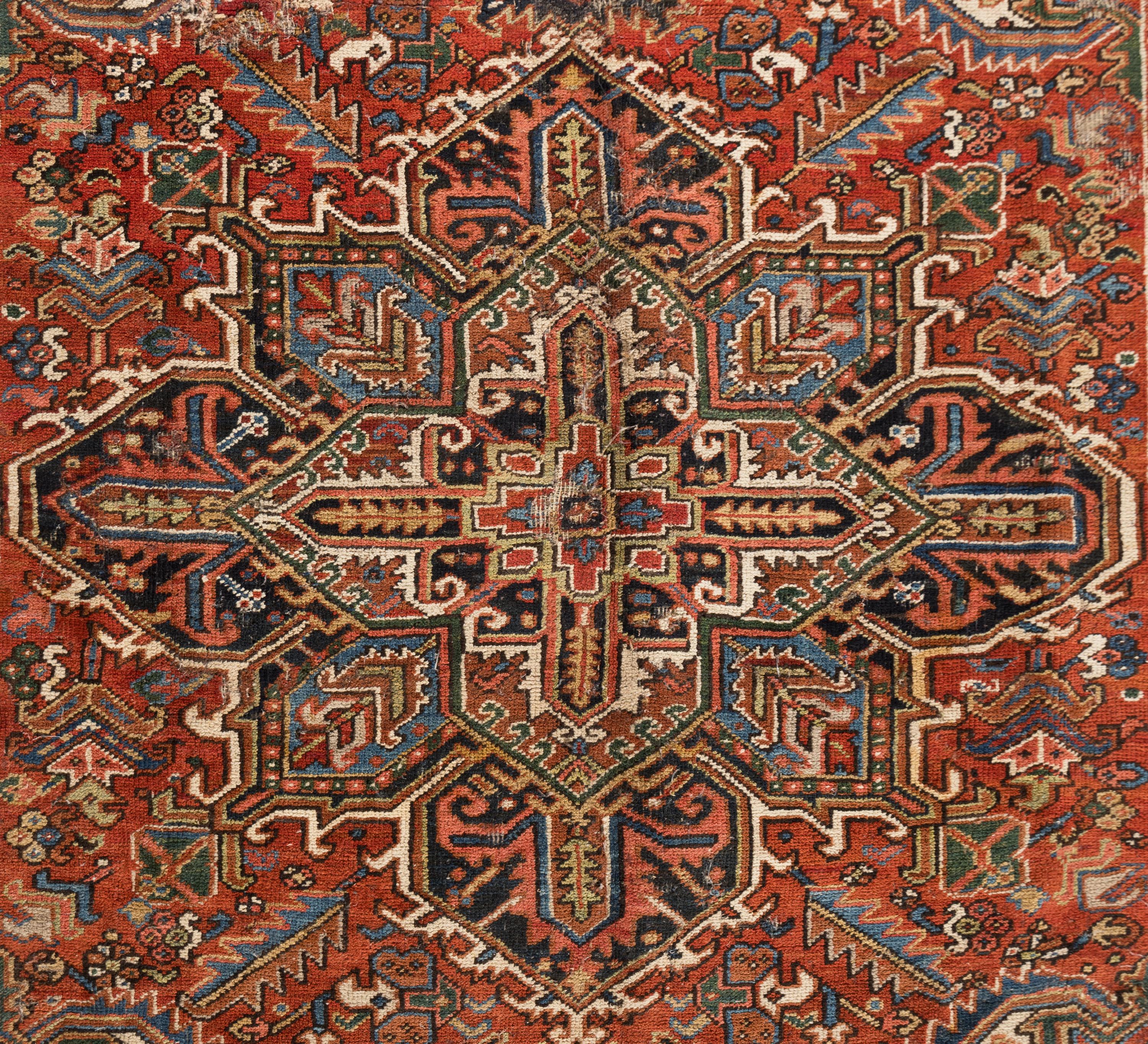 A Heriz Rug