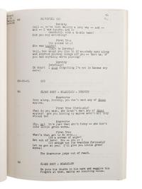 [ENTERTAINMENT]. Wizard of Oz early draft script, January and February 1939.