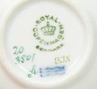 A Group of Royal Copenhagen Flora Danica Porcelain Table Articles