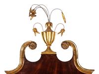 A George III Parcel Gilt Mahogany Mirror