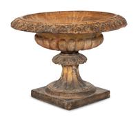 An English Terracotta Bowl-Form Garden Urn