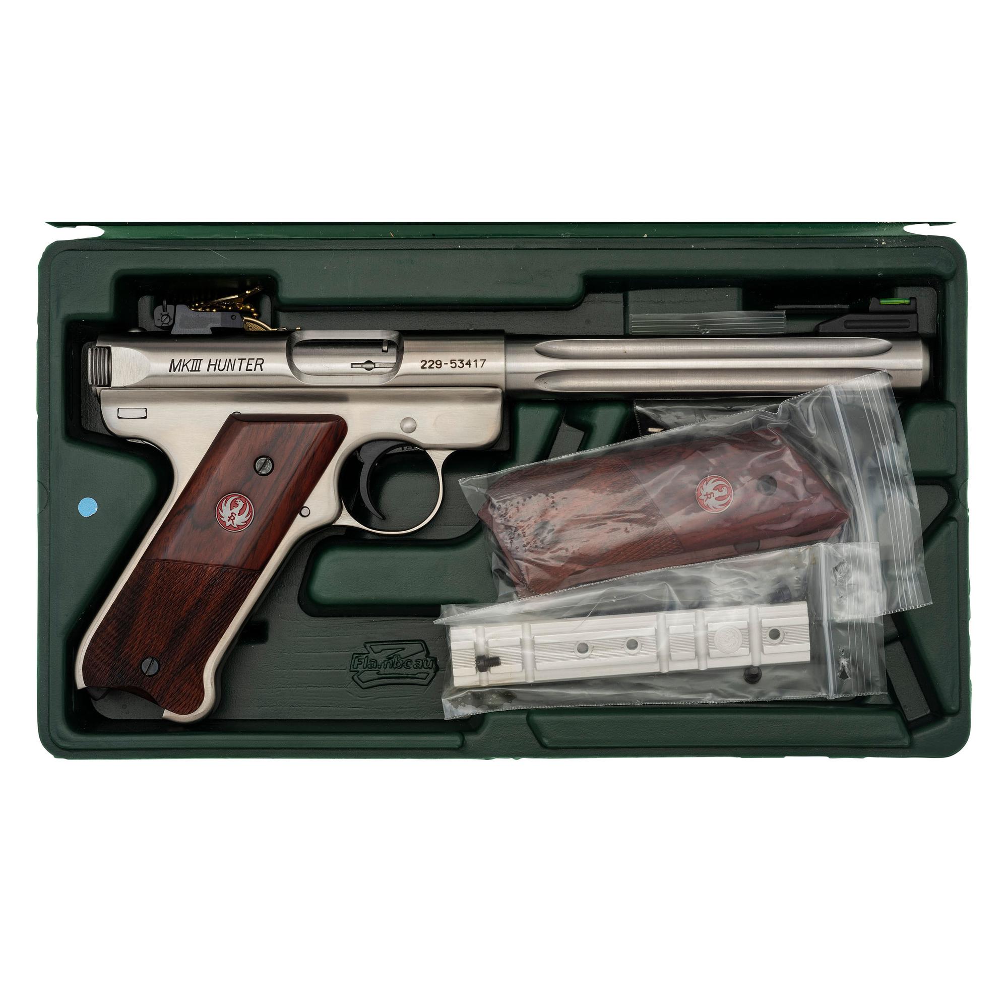 * Ruger Mark III Hunter in Case with Accessories