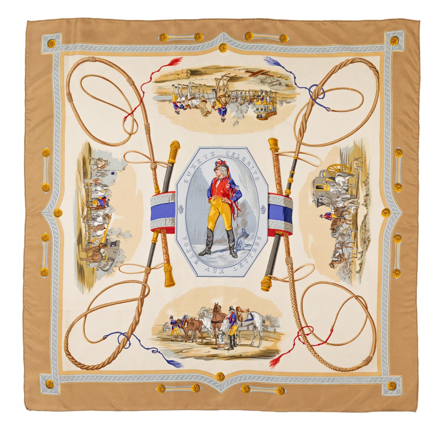 Hermès 90cm Silk Scarf