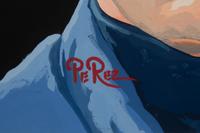 A 1996 Dick Perez Original Greg Maddux Donruss Diamond Kings Artwork,