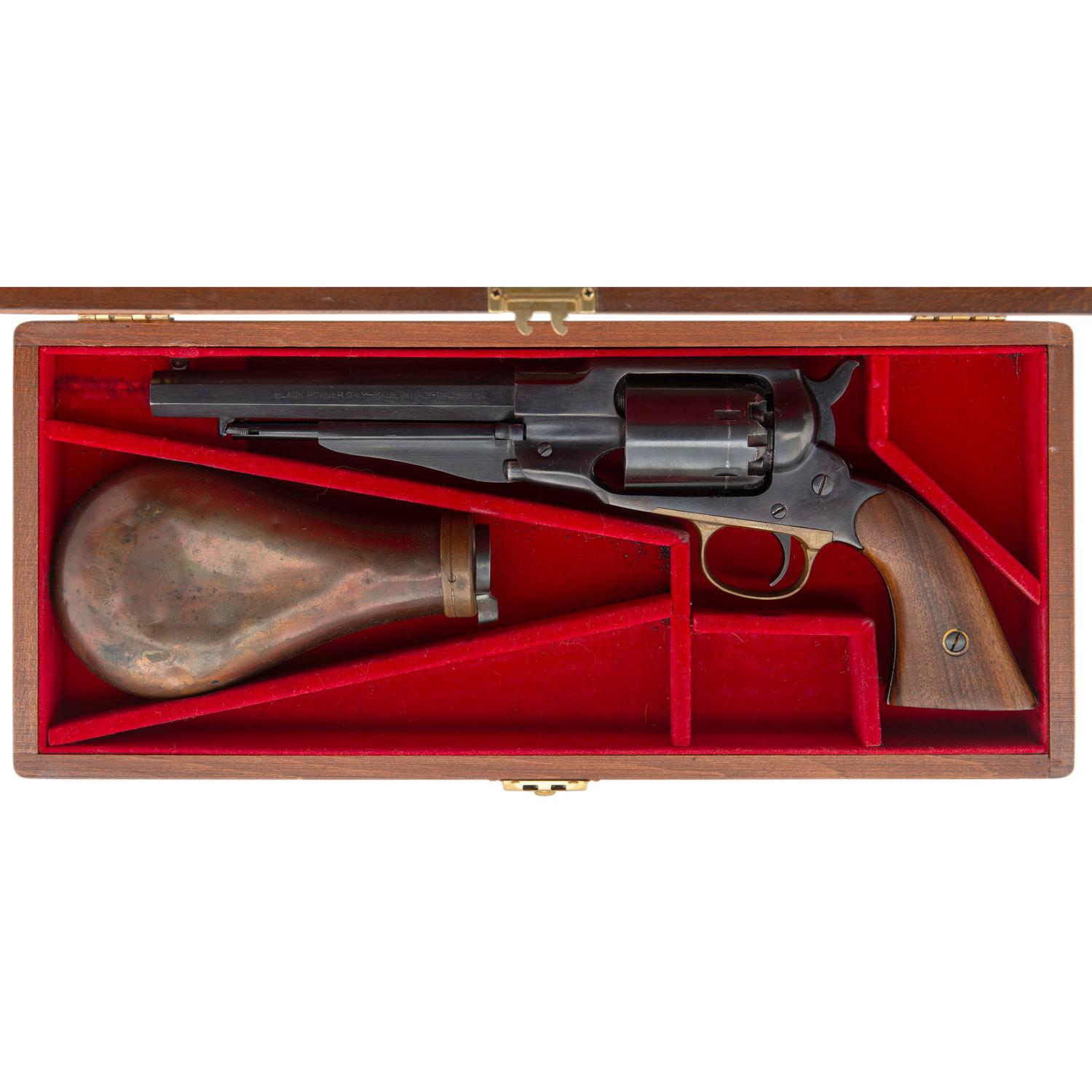 Pietta Remington New Model Navy Replica Revolver in Case