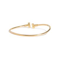 TIFFANY & CO., YELLOW GOLD BANGLE BRACELET