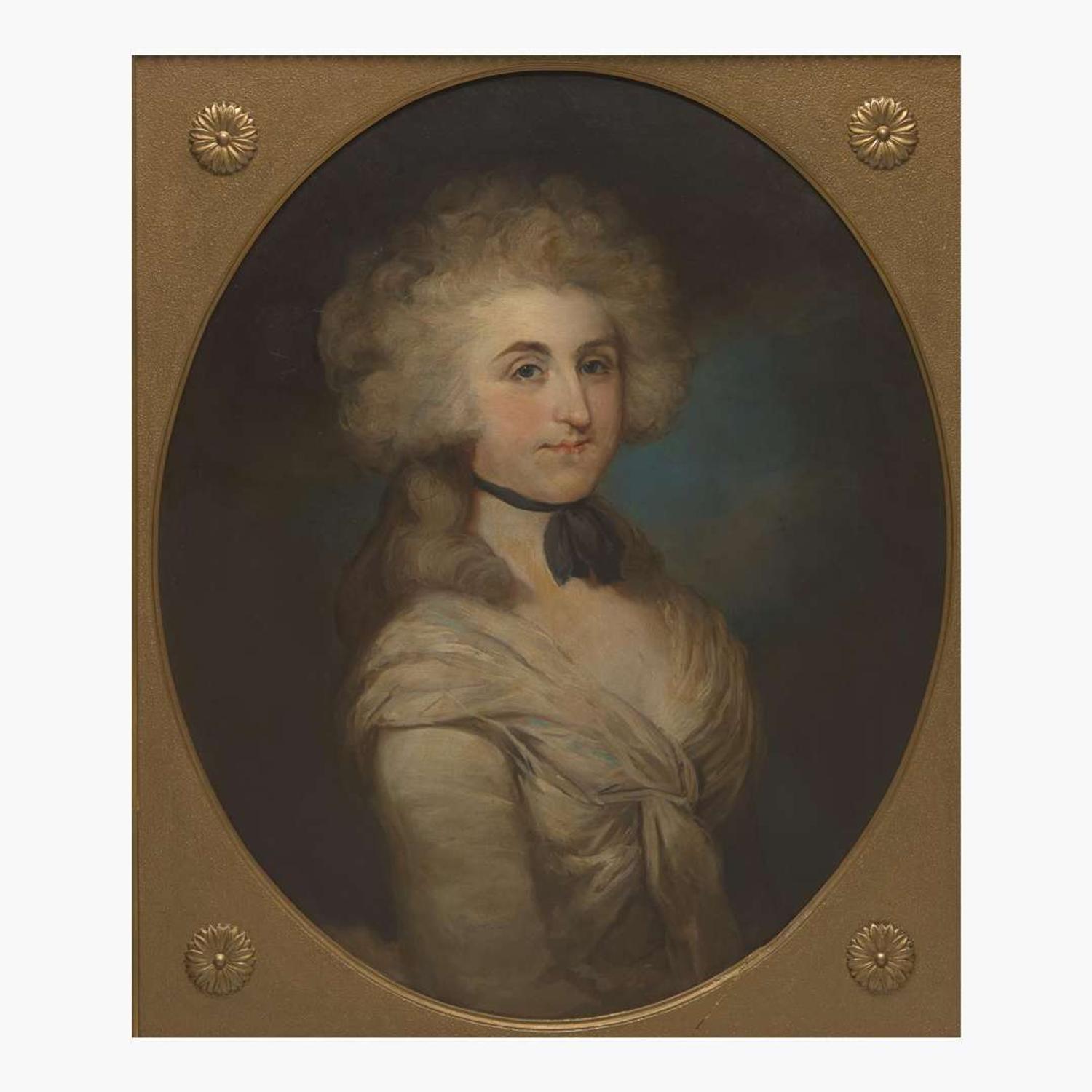 British School (18th Century) Portrait of Mary Frances, Lady Rich (1755-1833)