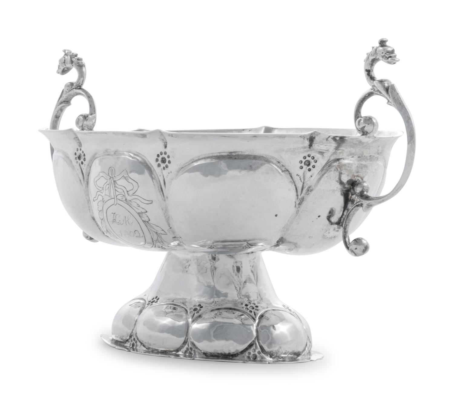 A Dutch Silver Sugar Bowl