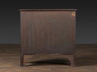 A Federal Inlaid and Figured Mahogany Bow-Front Chest of Drawers