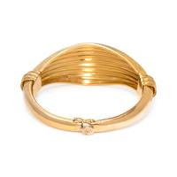 LALAOUNIS, YELLOW GOLD BANGLE BRACELET