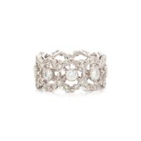 BUCCELLATI, WHITE GOLD AND DIAMOND RING