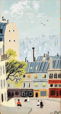 Montmartre (Vue de Paris) , 1944