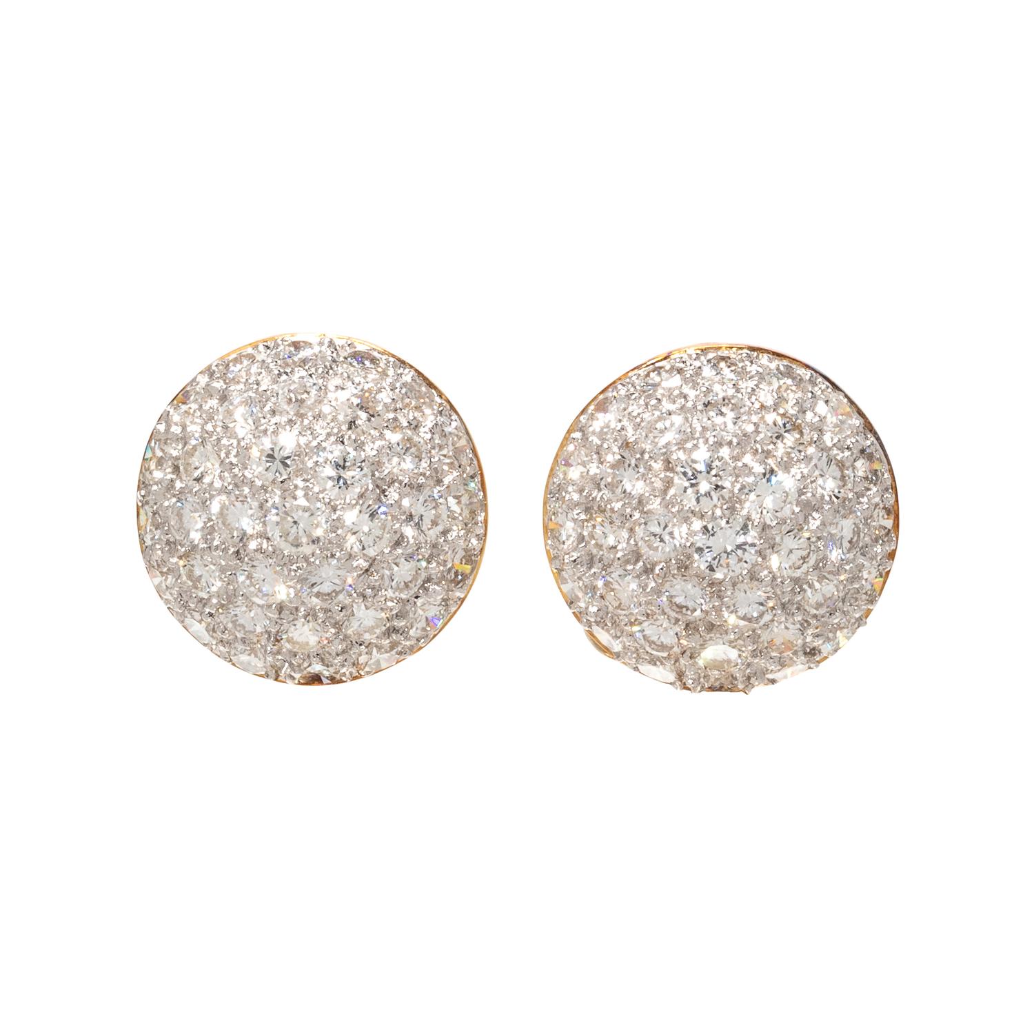 DIAMOND AND CULTURED SOUTH SEA PEARL CONVERTIBLE EARCLIPS