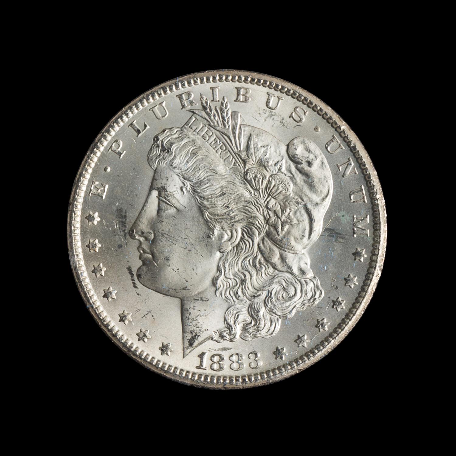A United States 1883-CC GSA: Morgan Silver Dollar Coin