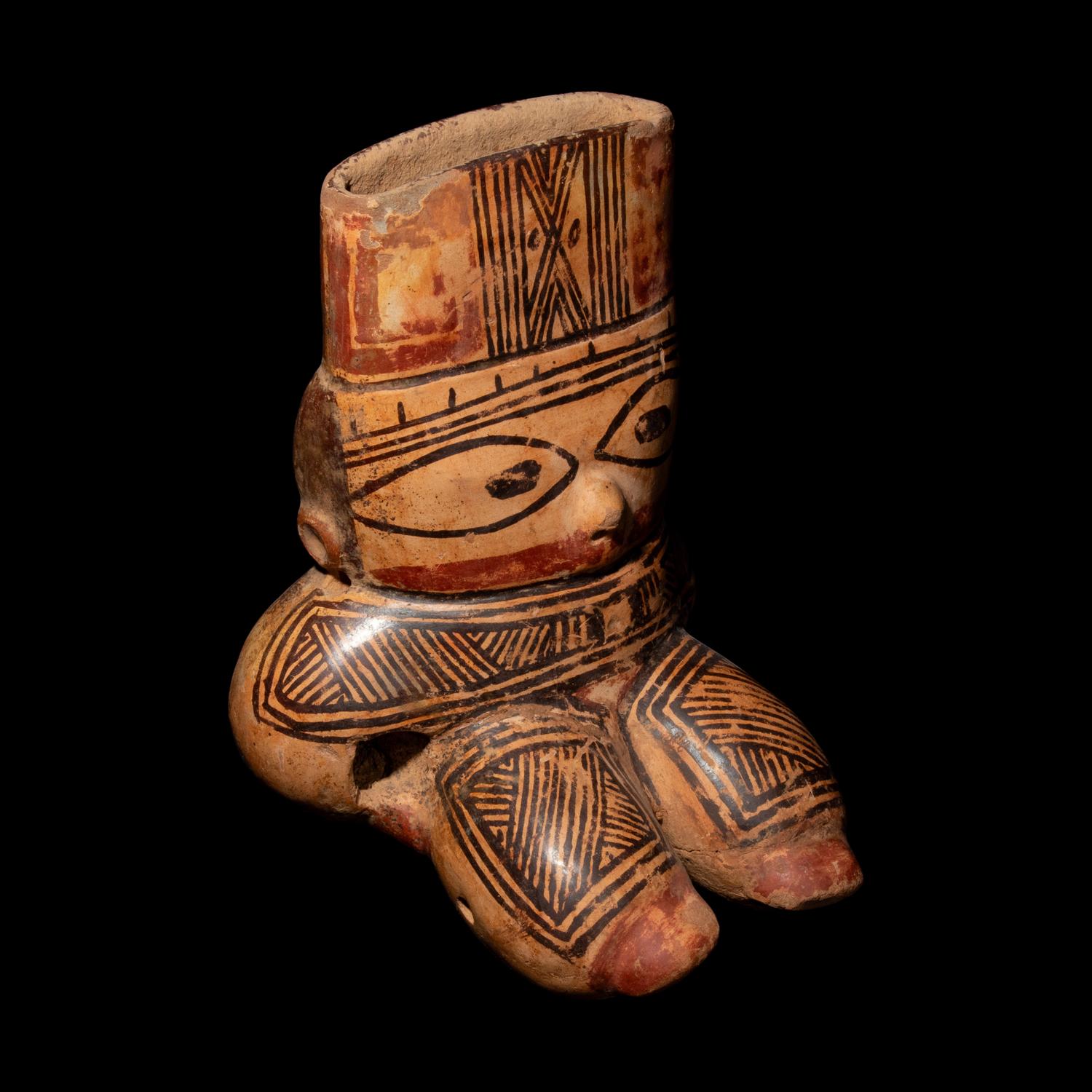 A Nicoya Polychrome Figure