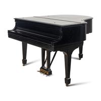 A Steinway and Sons Black Lacquer Model-M Grand Piano