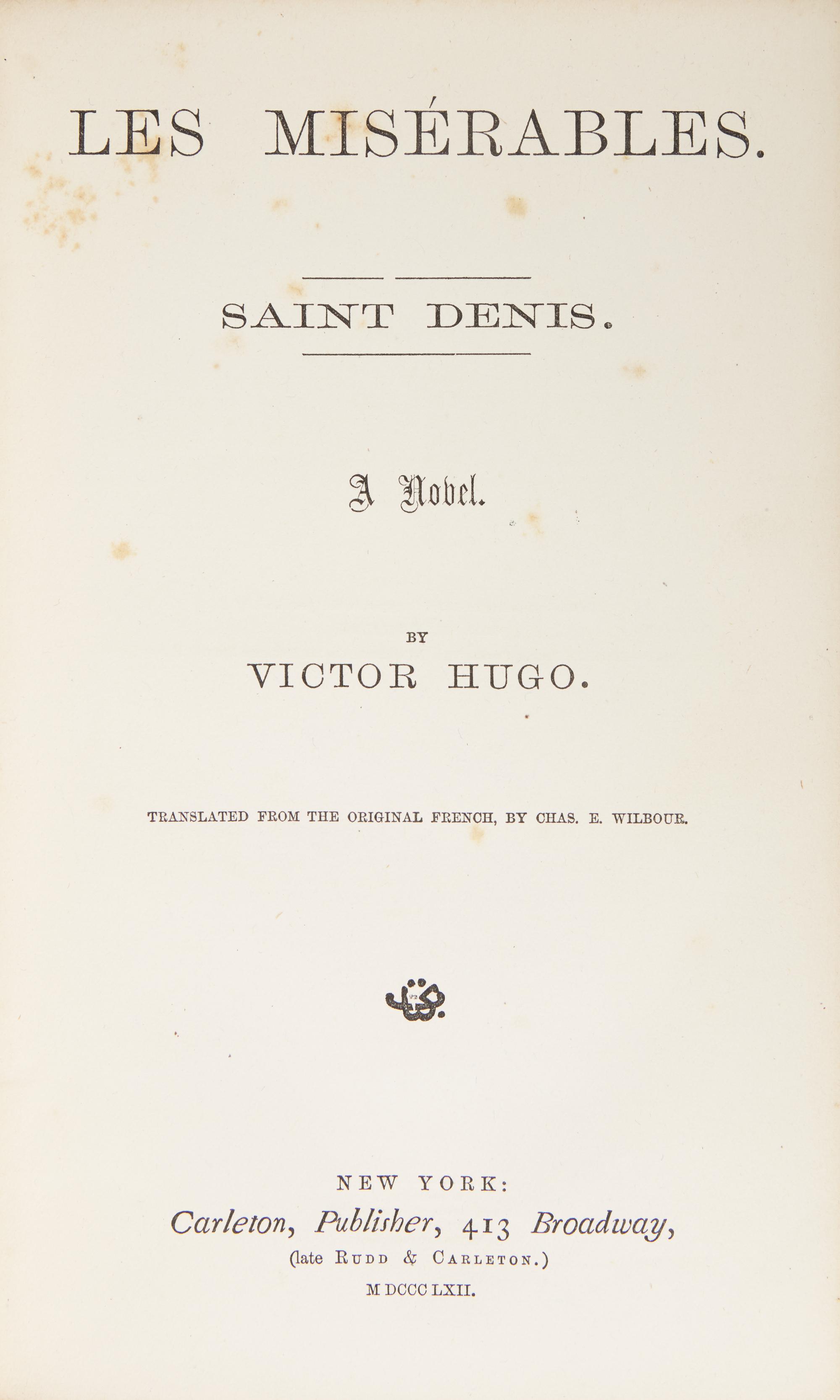 [Literature] Hugo, Victor. Les Miserables