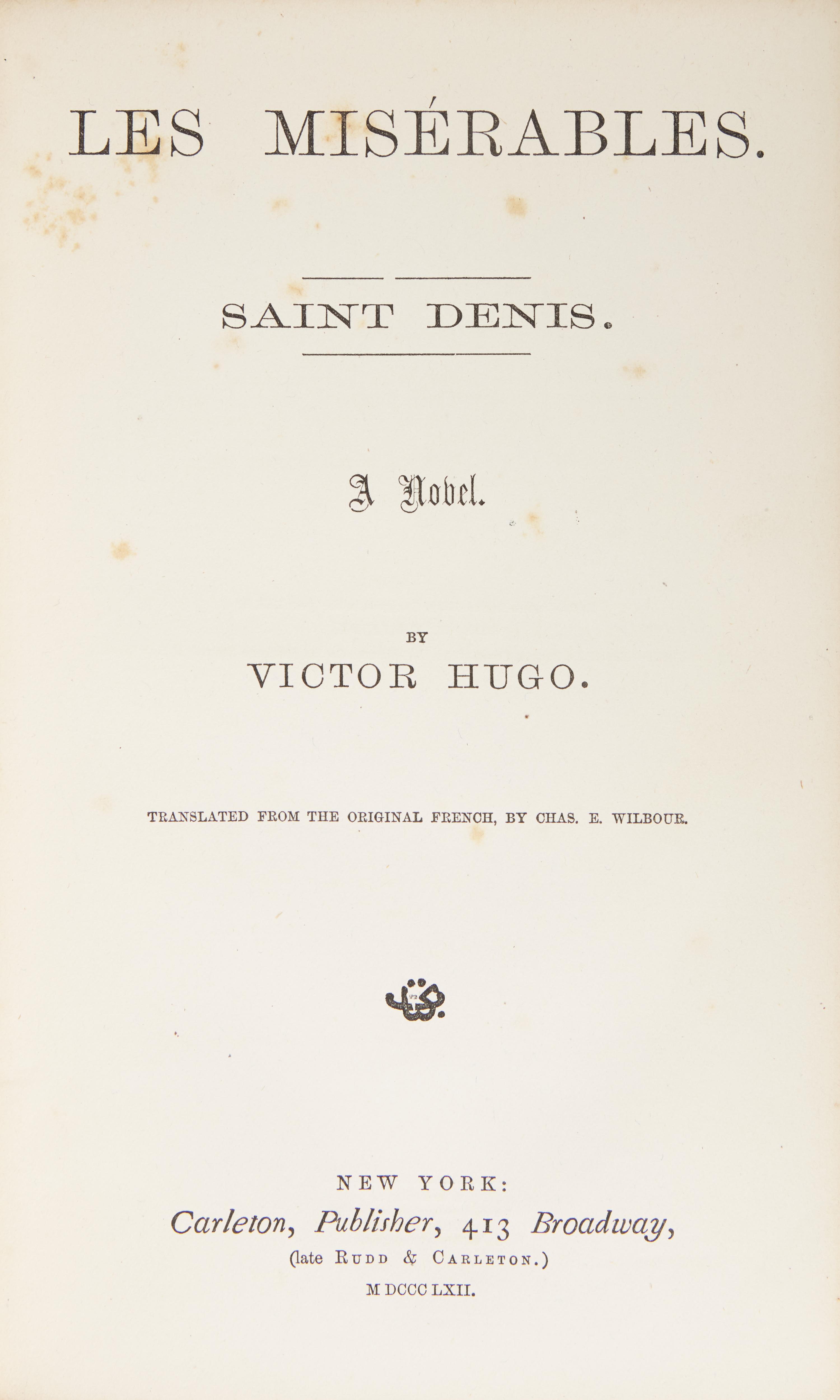 [Literature] Hugo, Victor. Les Miserables