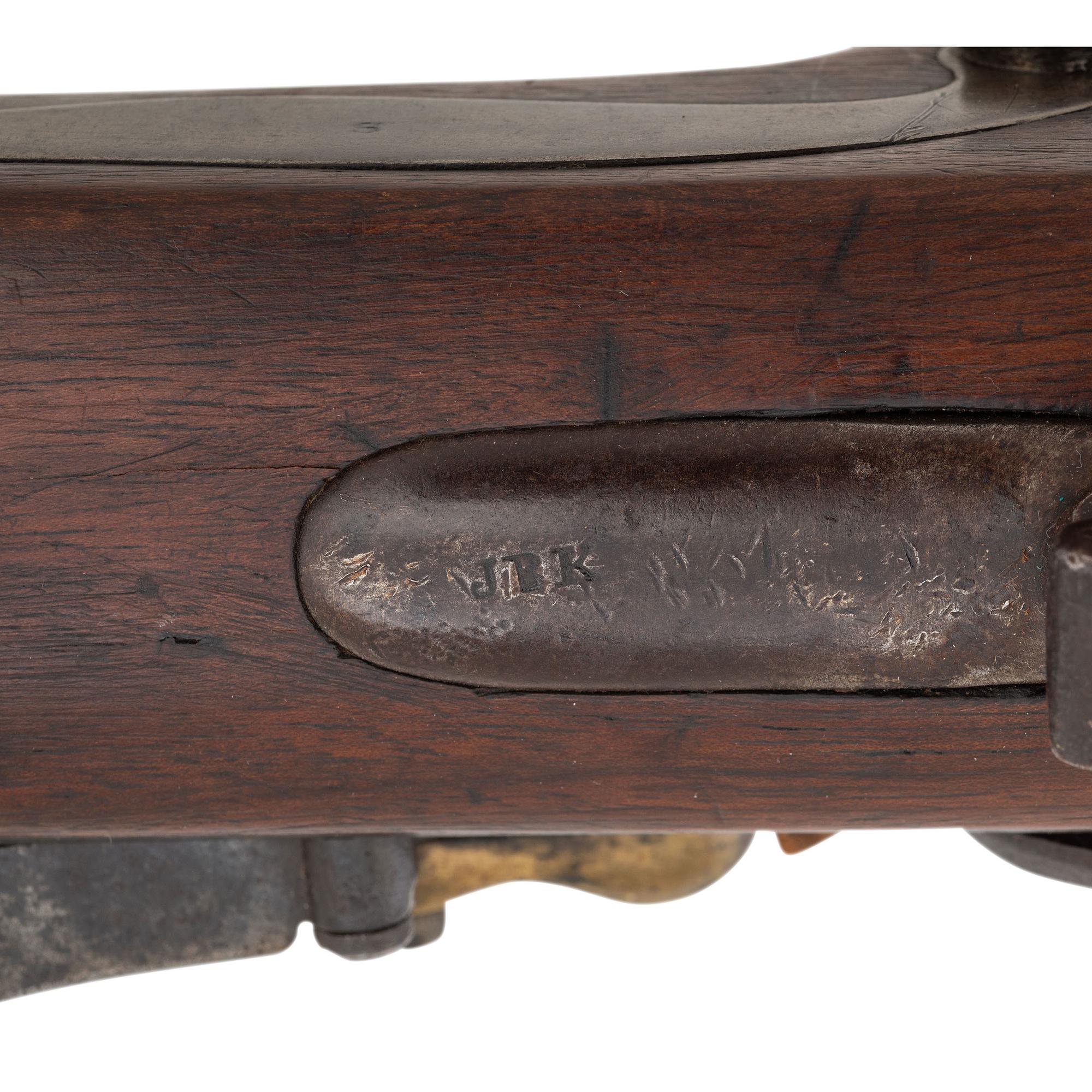 Composite Baden Flintlock Musket with an 1827 Dated US Model 1822 (1816 Type II) Lock