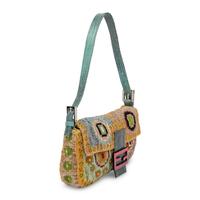 Fendi, Beaded Needlepoint Baguette