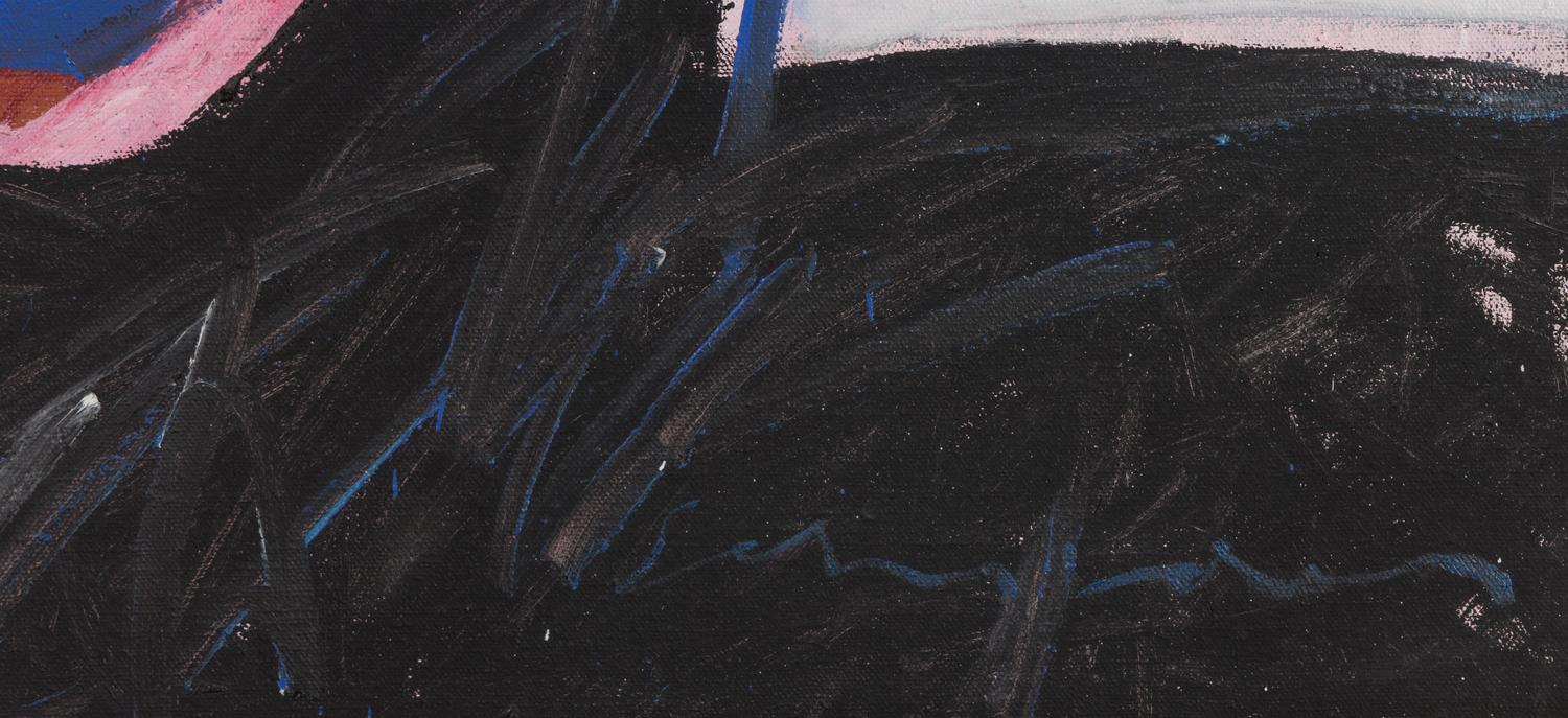 American Portrait with Blue