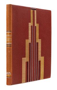 [BINDINGS]. [LÉOTARD, GENEVIÈVE - BINDER]. A group of 3 works in fine Art Deco bindings by Léotard.