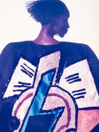 Yves Saint Laurent, Braque Inspired Fashion, Katoucha Niane, Paris