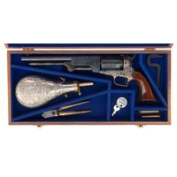 Cased Replica Colt Walker Percussion Revolver with Accessories by Uberti