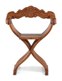 An Italian Renaissance Style Savonarola Chair