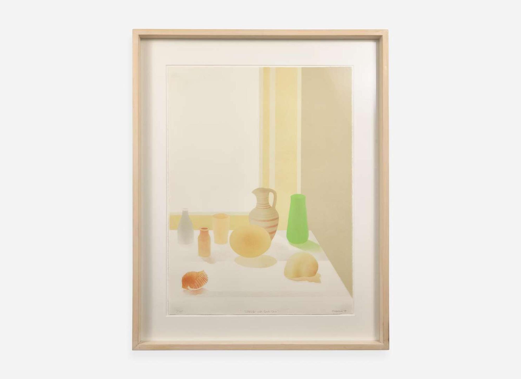 Elizabeth Osborne (American, b. 1936), Still Life with Greek Vase
