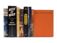 HEMINGWAY, Ernest (1899-1961). A group of 8 works, MOST FIRST EDITIONS OR FIRST ENGLISH EDITIONS, comprising: