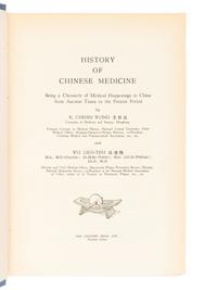 WONG, K. Chimin and Wu LIEN-TEH. History of Chinese Medicine. Being a Chronicle of Medical Happenings in China from Ancient Times to the Present Period . Tientsin, China: The Tientsin Press, 1932.