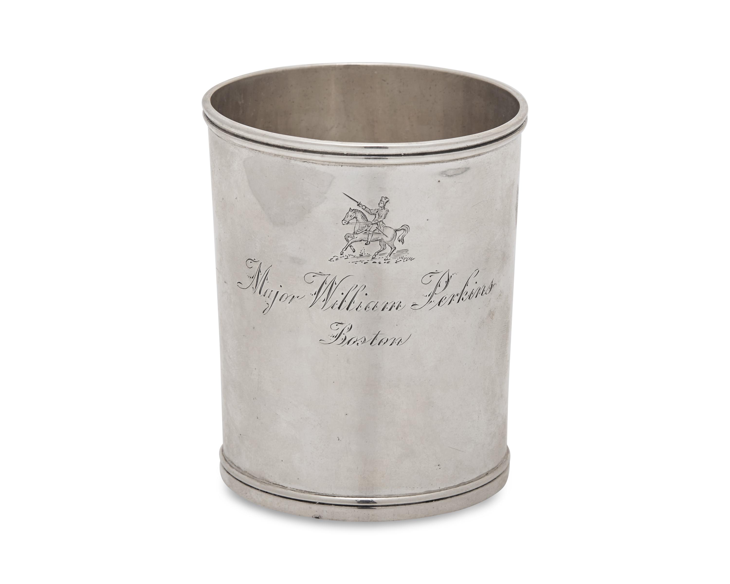 A Federal Silver Julep Cup Made for Major William Perkins (1742-1802) of Boston, Massachusetts