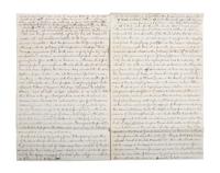 [SLAVERY & ABOLITION] -- [CIVIL WAR]. 10-page letter with extensive pro-Union and pro-slavery sentiments. Unity, [NH?], 30 May 1862.
