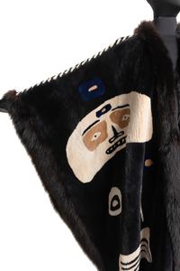Revillon Fur Cape with design by Ford Ruthling, 1980-90s