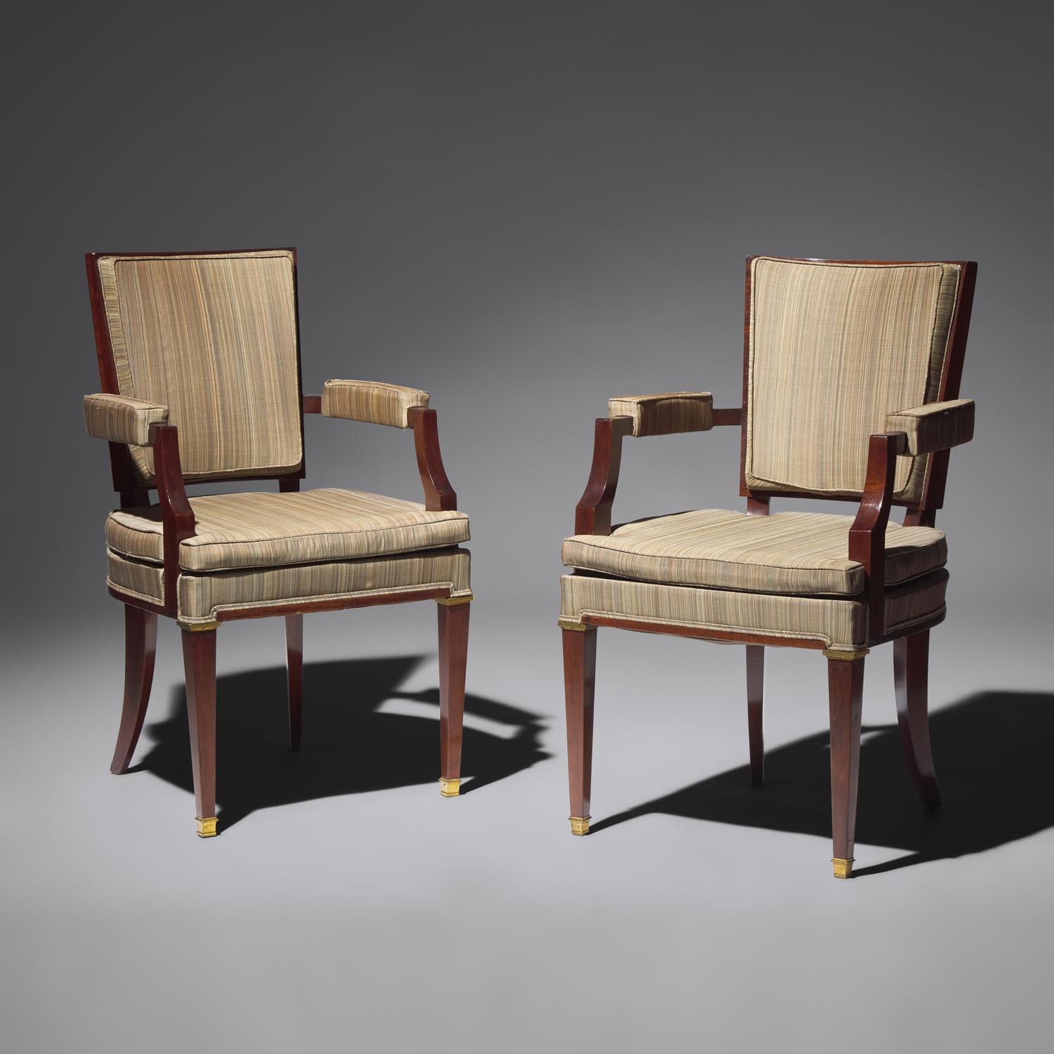Pair of French Art Moderne chairs