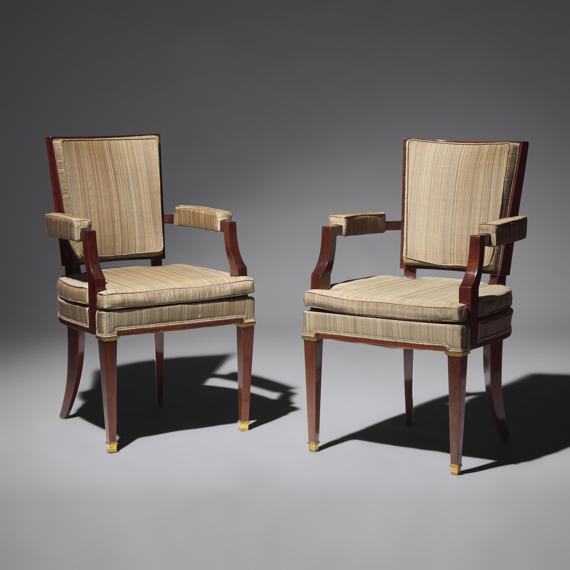 Pair of French Art Moderne chairs