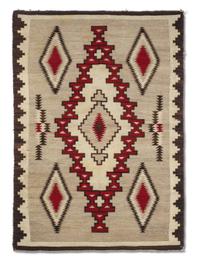 Two Navajo Rugs First: 60 x 37 inches. — 2ND QUARTER 20TH CENTURY