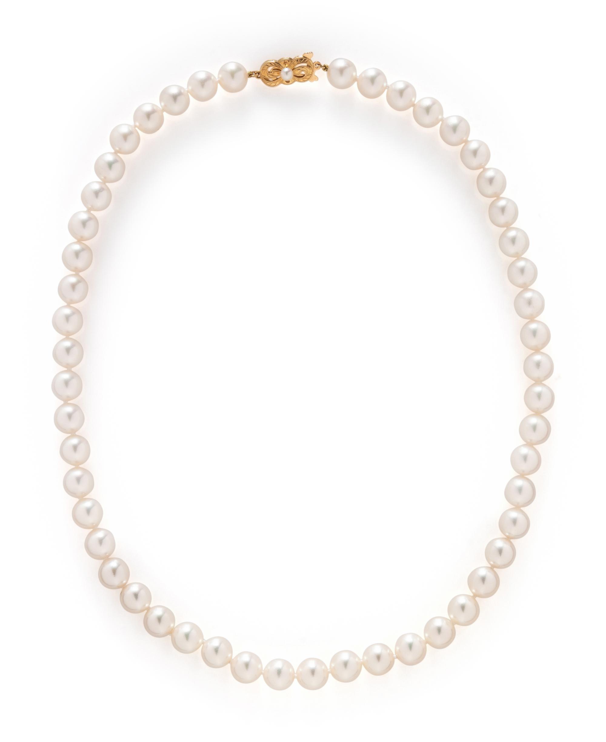 MIKIMOTO, CULTURED PEARL NECKLACE