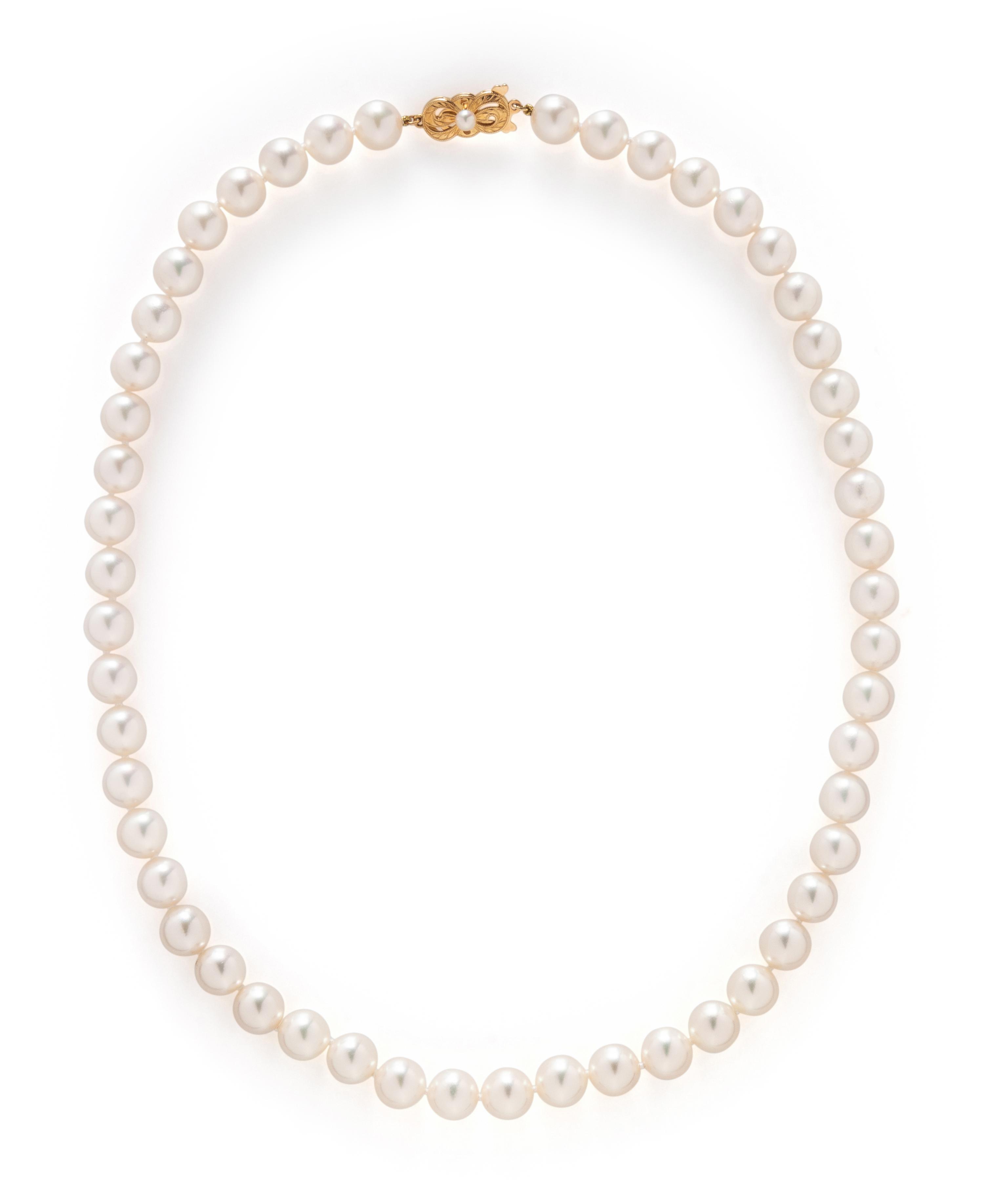 MIKIMOTO, CULTURED PEARL NECKLACE